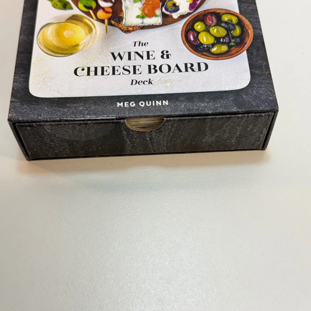 The‎ Wine and Cheese Board Deck 50 Pairings to Sip and Savor Meg Quinn NEW